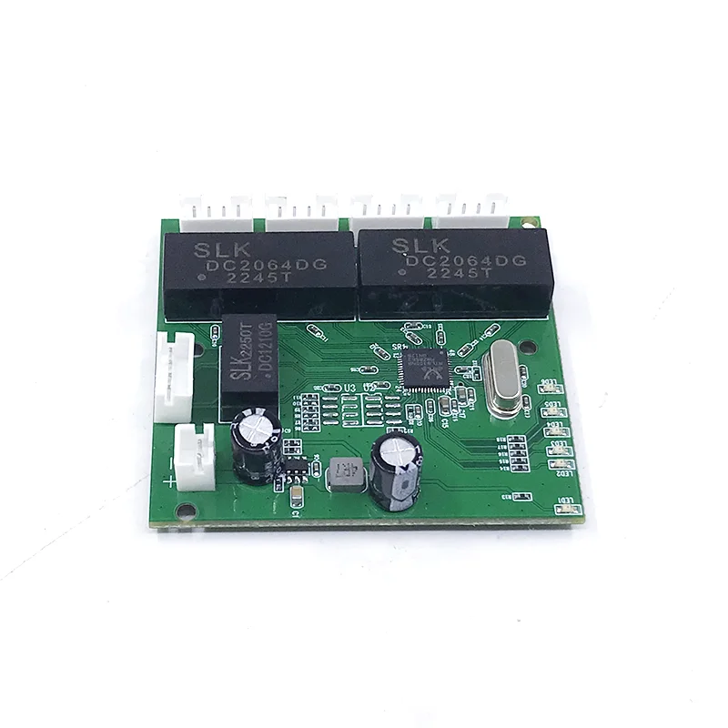 Snelle Schakelaar Mini 5 Poort Ethernet Tap Switch 10/100Mbps Netwerk Switch Hub Pcb Module Board Voor Systeemintegratie Module
