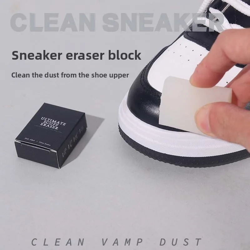 Sneaker Cleaning Eraser, Multi-purpose Stain Remover, Gentle Suede & Leather Care, for Sneakers & Boots