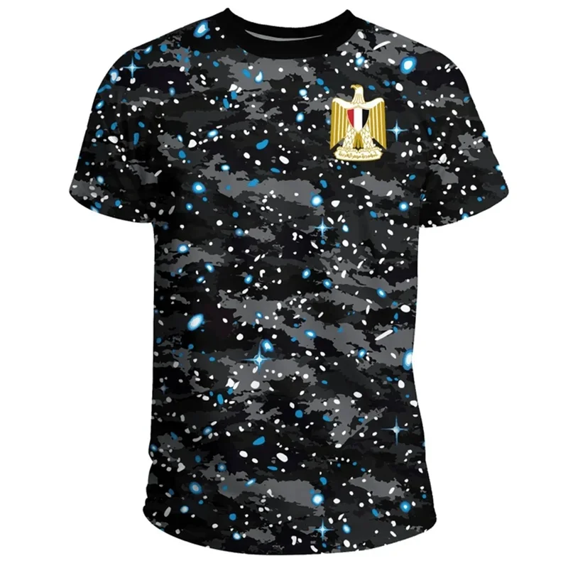 1 Piece Custom Your Picture Egypt Camo Graphic T Shirts National Emblem Flag T Shirt For Men Clothes Pharaoh The Eye Of Horus Ts