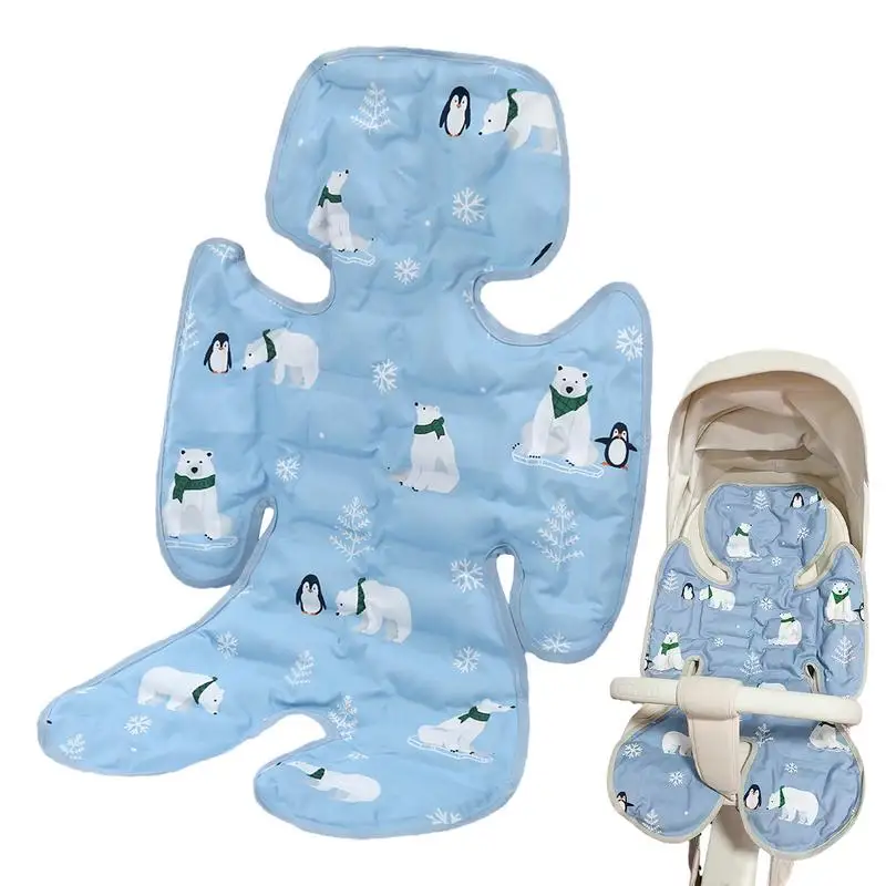 

Car Seat Cooler For Children Hot Days Cooler Seat Cushion Multifunctional Baby Cooling Pad For Child Safety Seat Large