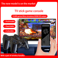 M8II Game Stick 4K Video Game Console Box 32GB/64GB 10000+ Games Two Wireless Gamepads For PS1/MAME Arcade Retro Games