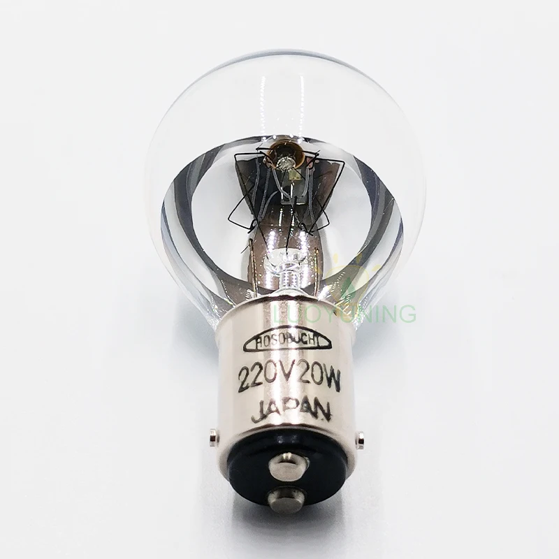 Hosobuchi 220V20W O-3605 Halide Bulb BA15D Base For 8B154 2838060 CHB Microscope Lamp