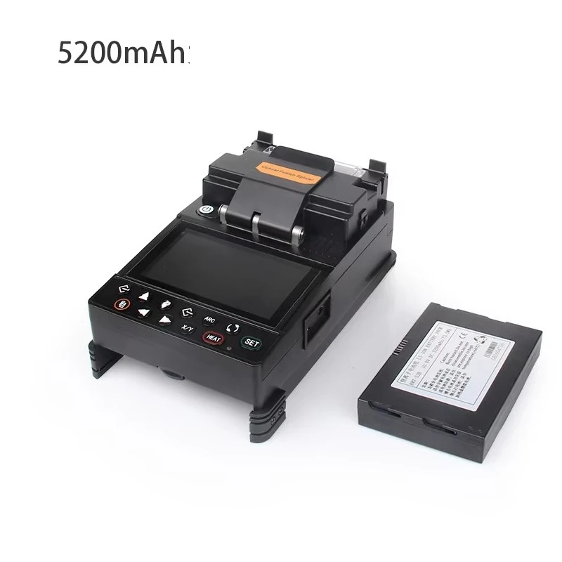 NSKF-115 Portable High Precision Optical Fiber Fusion Splicer for FTTH Optic Splicing Fiber Cleaver Patch Cord Tool WiFi 3G