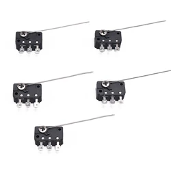 5Pcs Micro Switches For Arcade Change-Coin Acceptor High Quality Coin-operated Long-pin Microswitch Replacement Accessories