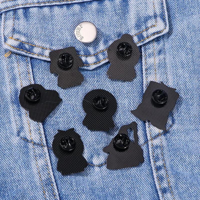 تتميز شارات الدبوس الهزلية ذات الطابع الكرتوني الرائع المثالي لشارات الملابس وإكسسوارات حقيبة الرسوم المتحركة الرائعة #6