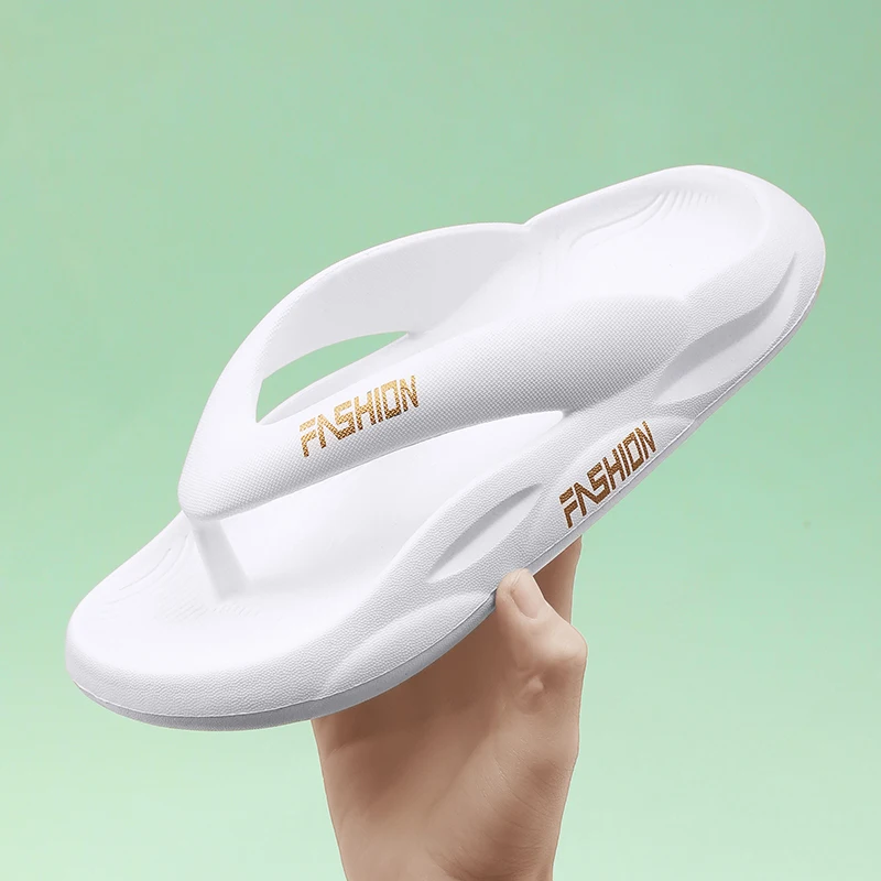 

Летние мужские шлепанцы MAIJIAKA на платформе, уличные повседневные пляжные сандалии, домашние нескользящие тапочки с мягкой подошвой из ЭВА