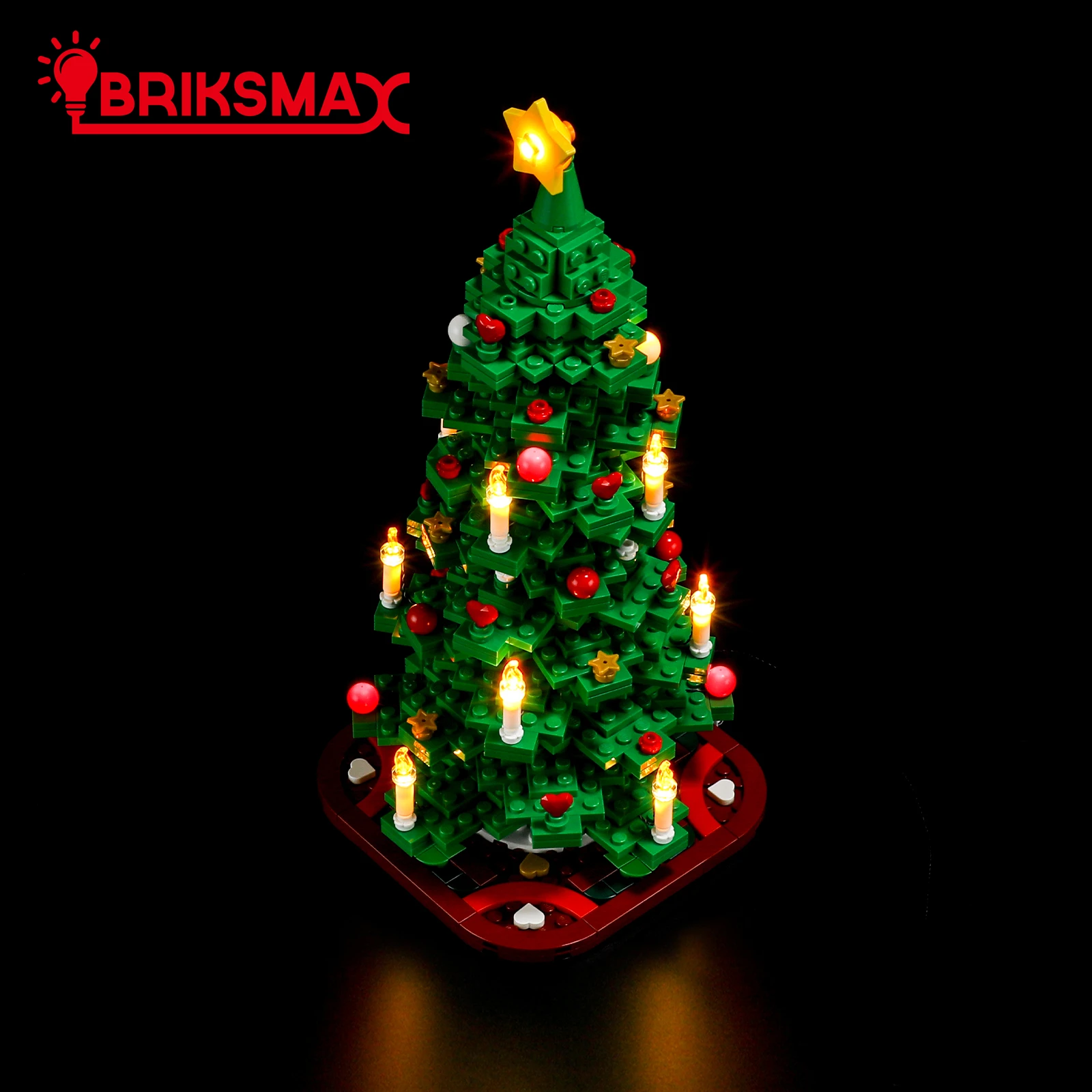 BriksMax Led Light Kit For 40573 Christmas Tree Building Blocks Set (NOT Include Model) Toys for Children