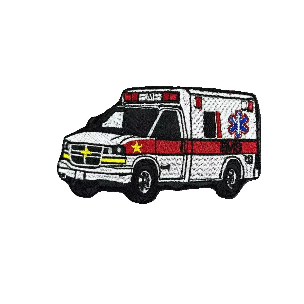 

Tactics EMS Ambulance Embroidered Patch Hook and loop fasteners Paramedic Morale badge for DIY, Hat, backpack, jacket