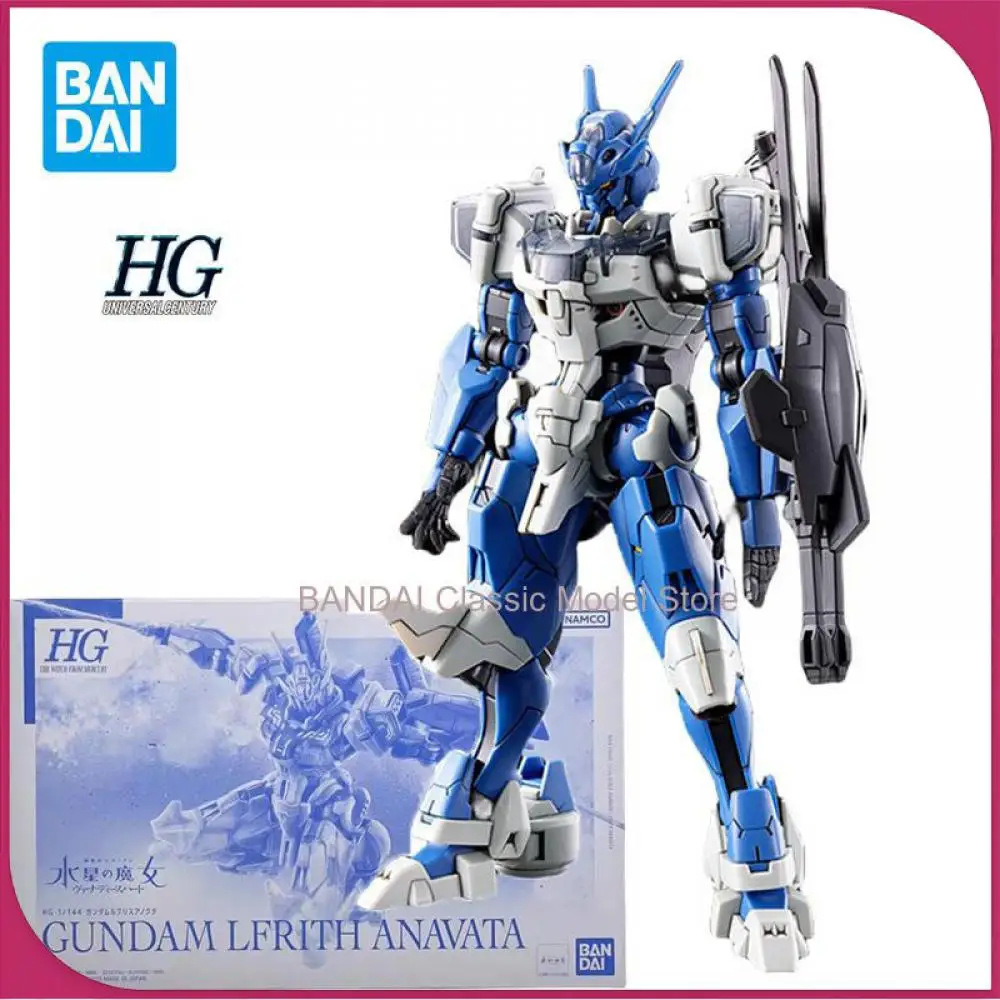 

Bandai Gundam Lfrith Anocta Action Figure The Witch from Mercury Anime Gundam Collectible Model Kit Ornaments Gift for Boys
