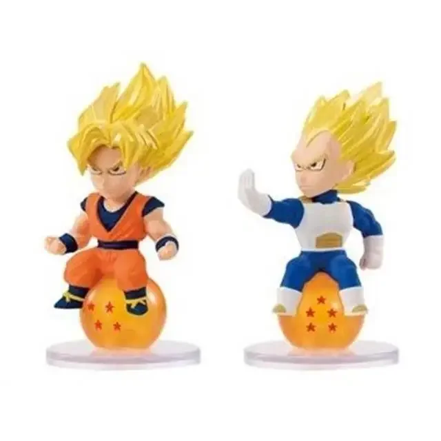 Original Anime Bandai Gashapon Shokugan WCF Dragon Ball Z Collection Frieza Vegeta IV Figurine Christmas Birthday Toys Kid Gifts