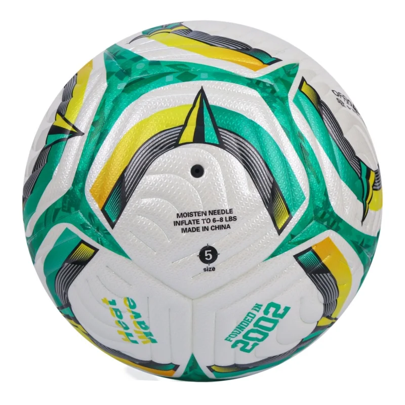 Balón de fútbol profesional de alta calidad, adhesivo térmico, Original, doble espejo, cuero PU, logotipo personalizable, combinaciones al por mayor