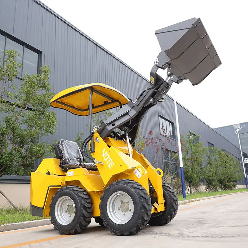 

Factory Wholesale Prices Skid Steer Loader 4x4 500kg EURO5 EPA Diesel Engine High Digging Power Wheel Loaders