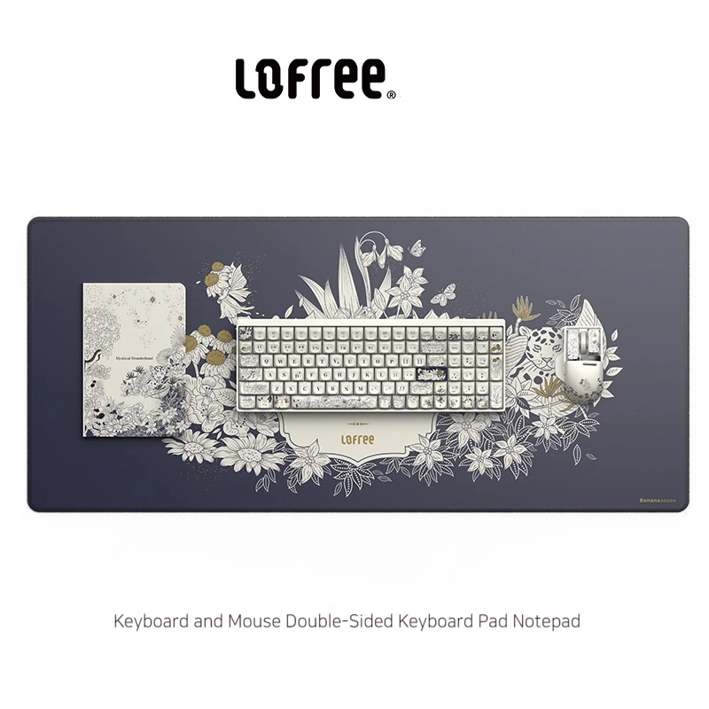 Lofree [Mysterious Realm] Xiao qiao three-mode mechanical keyboard and mouse set wireless Bluetooth office