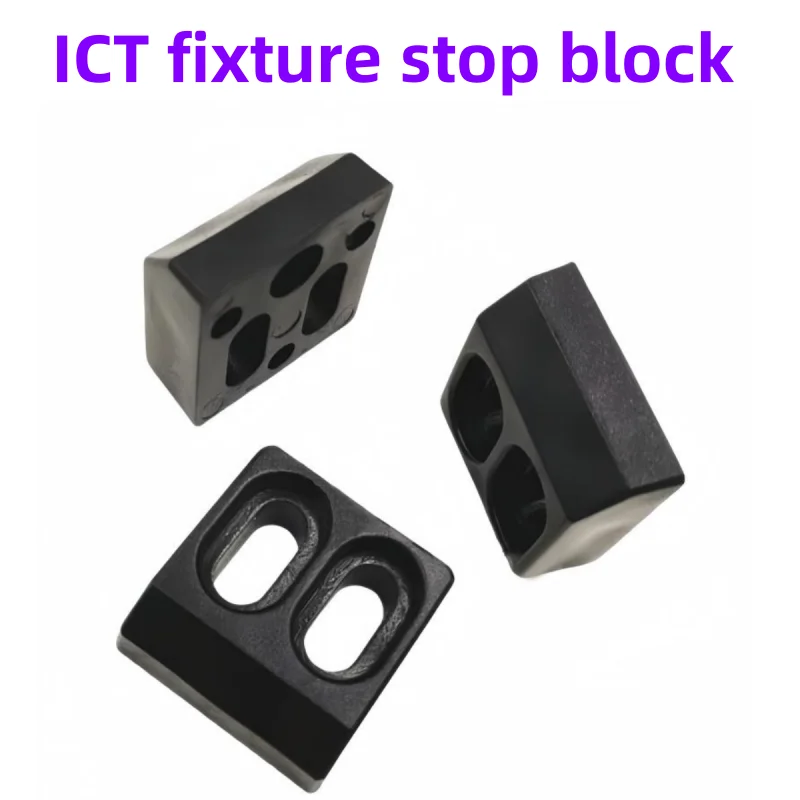 1PCS ICT Fixture Block ATE Tooling Black Positioning Block Functional Fixture Test Rack Plastic Block 25*25*8mm/10mm/15mm block