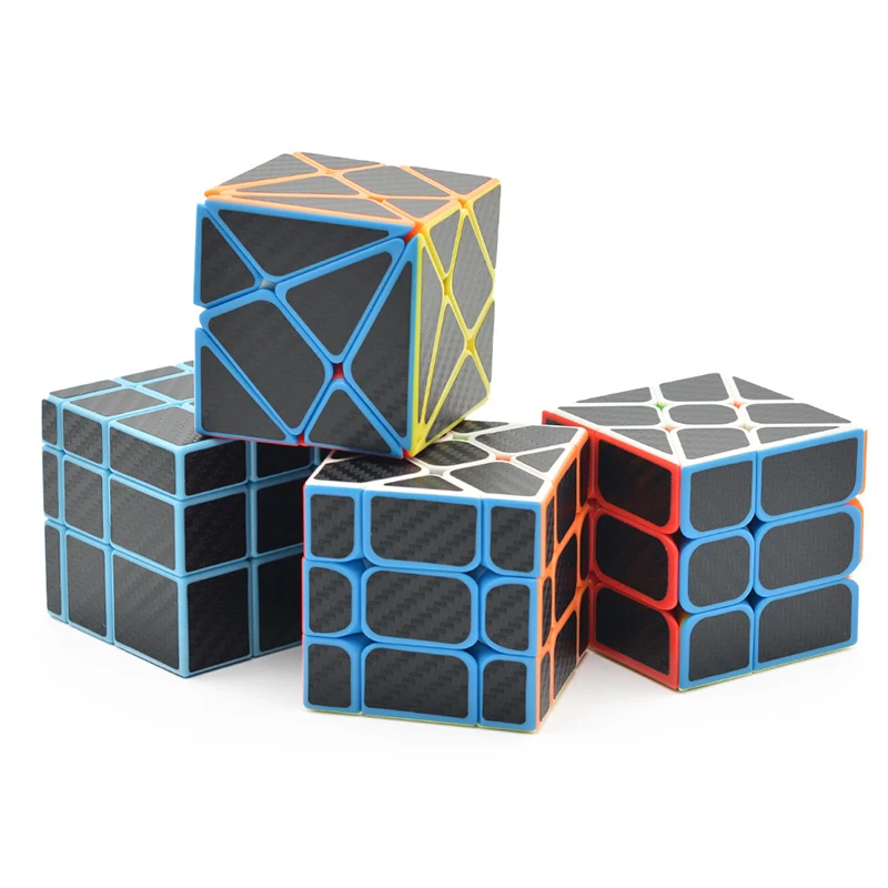 Cube Style Windmill  Cube Mirror Magic Speed Carbon Fiber Stickers Cubo Magico Puzzle Cube Christmas Gift Cagic Cube Educ Toy