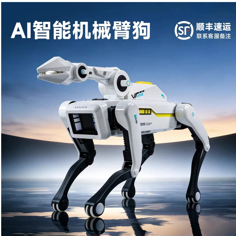 

MACHINE 2026 New AI Robot Dog Bionic Mechanical Arm Remote Control Electric Interactive Companion Pet Toy For Kids Home Play