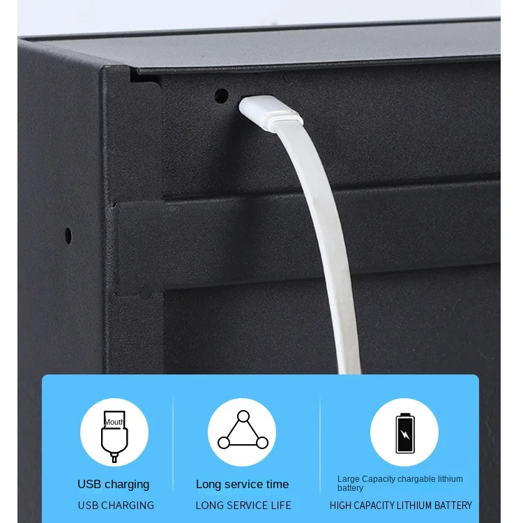 Digital Electronic Safe Safe Box Drawer Cabinet Furniture Mobile Phone App  Fingerprint Safes Safe Cheap Price