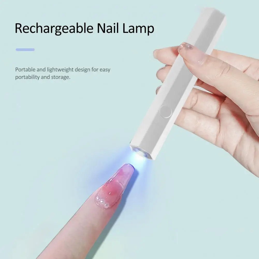 Nail Dry Lamp Professional Uv Lamp Fast Curing Gel Polish Portable Usb Rechargeable Led Nail Lamp for Quick Bake Dry Soft No