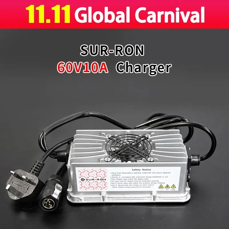 

SURRON 60V72V12A Charger Light Bee X Charging Tools Motocross Dirtbike Off-road Original Motorcycles Accessories SUR-RON