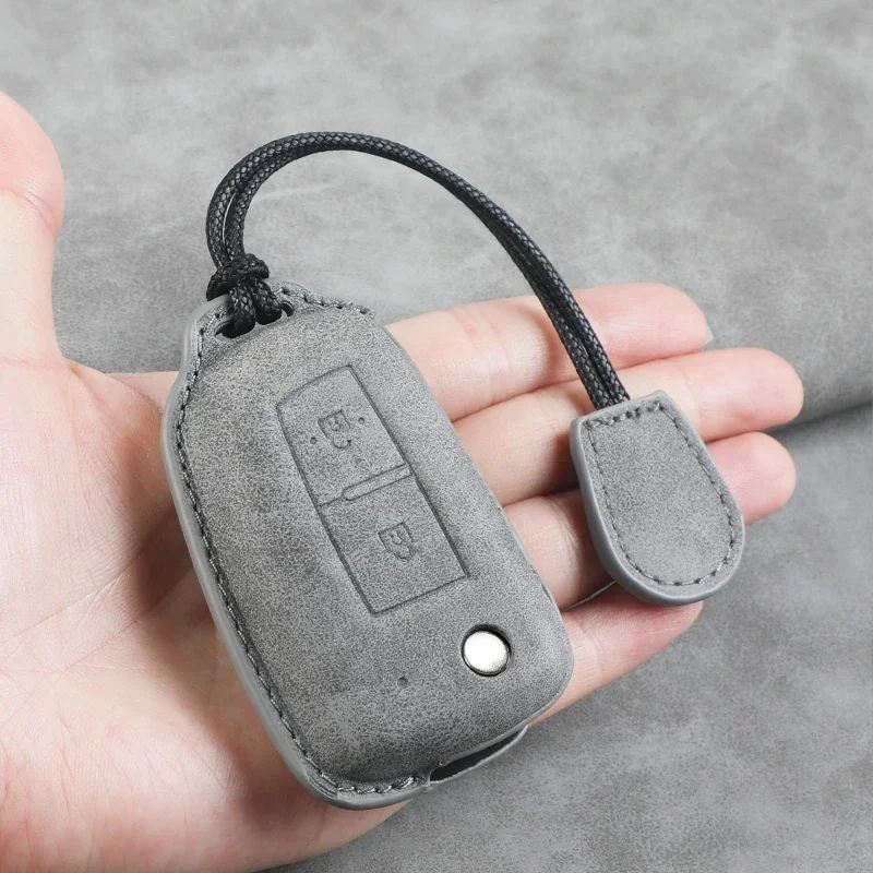 

Leather Car Key Cover Car Key Case 2/3 Button for Nissan Qashqai J11 X-trail Murano Maxima Tiida Altima Quest Juke Micra Pulsar