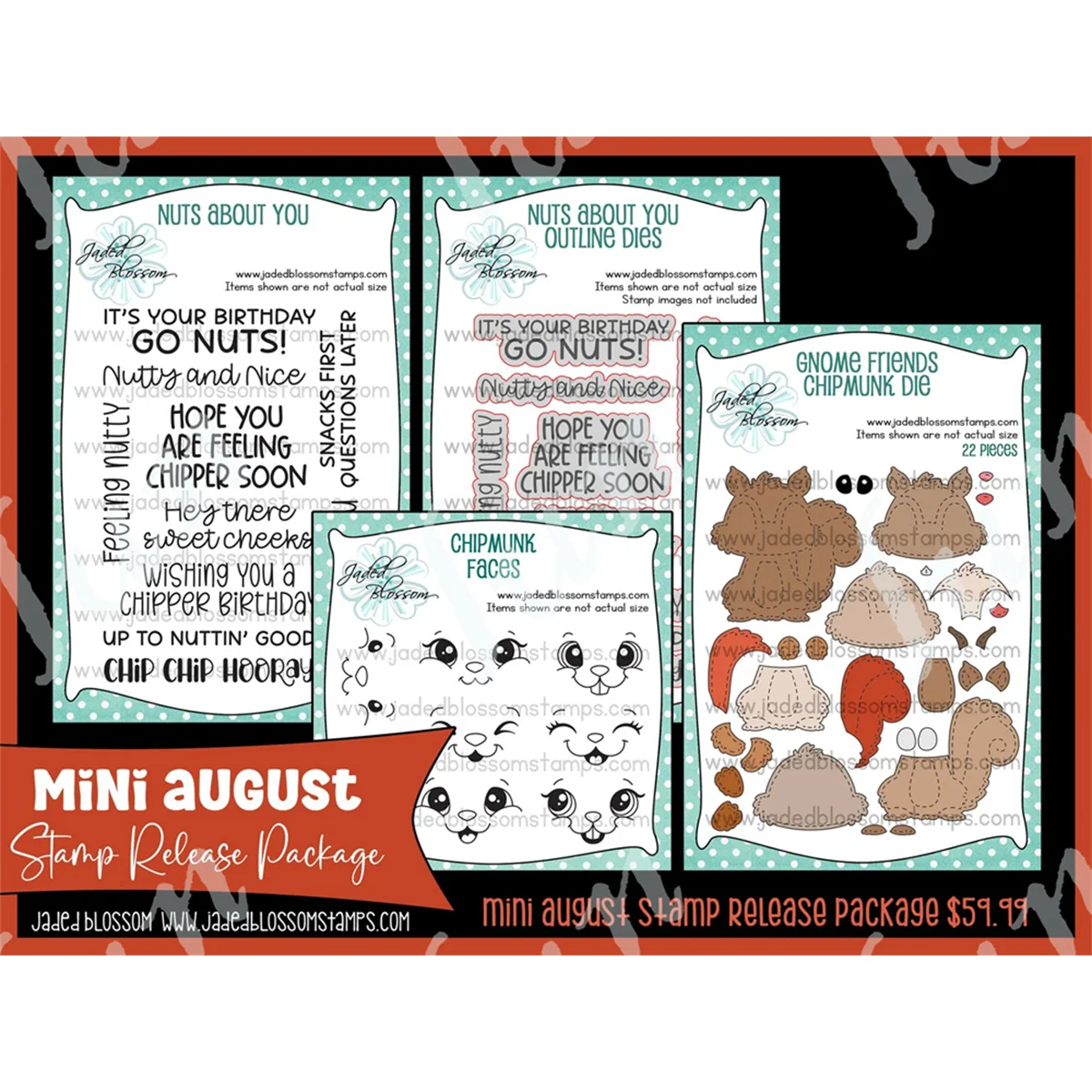 

Gnome Friends Chipmunk Faces Stamps Metal Cutting Dies Stencils for DIY Scrapbooking Craft Outline Die Cuts Template Decoration