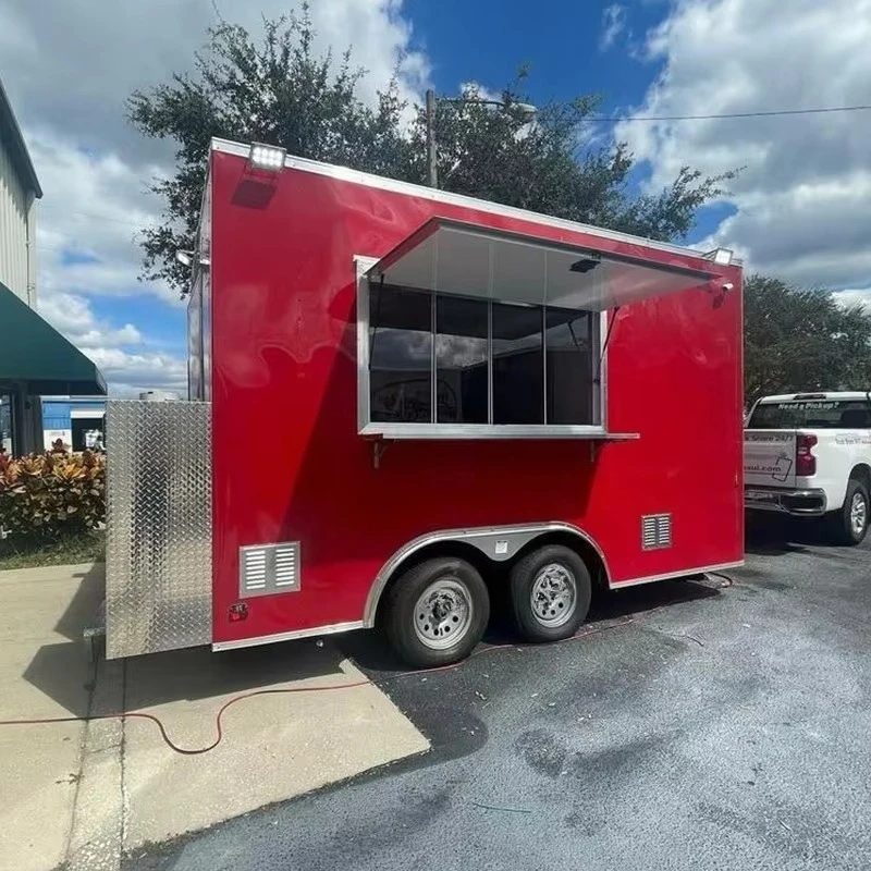 

Custom Rust-Resistant Stainless Steel Hot Dog Food Truck for Sale in USA