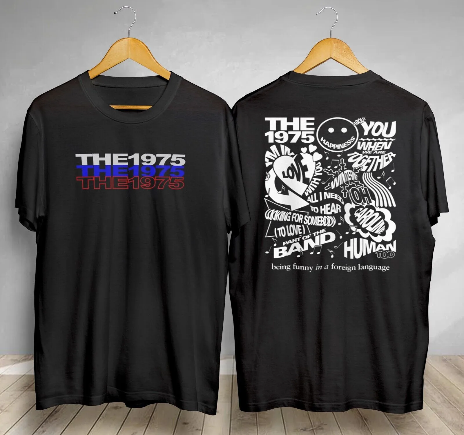 The 1975 World Tour 2023 Rock Band Music Album T Shirt Fans