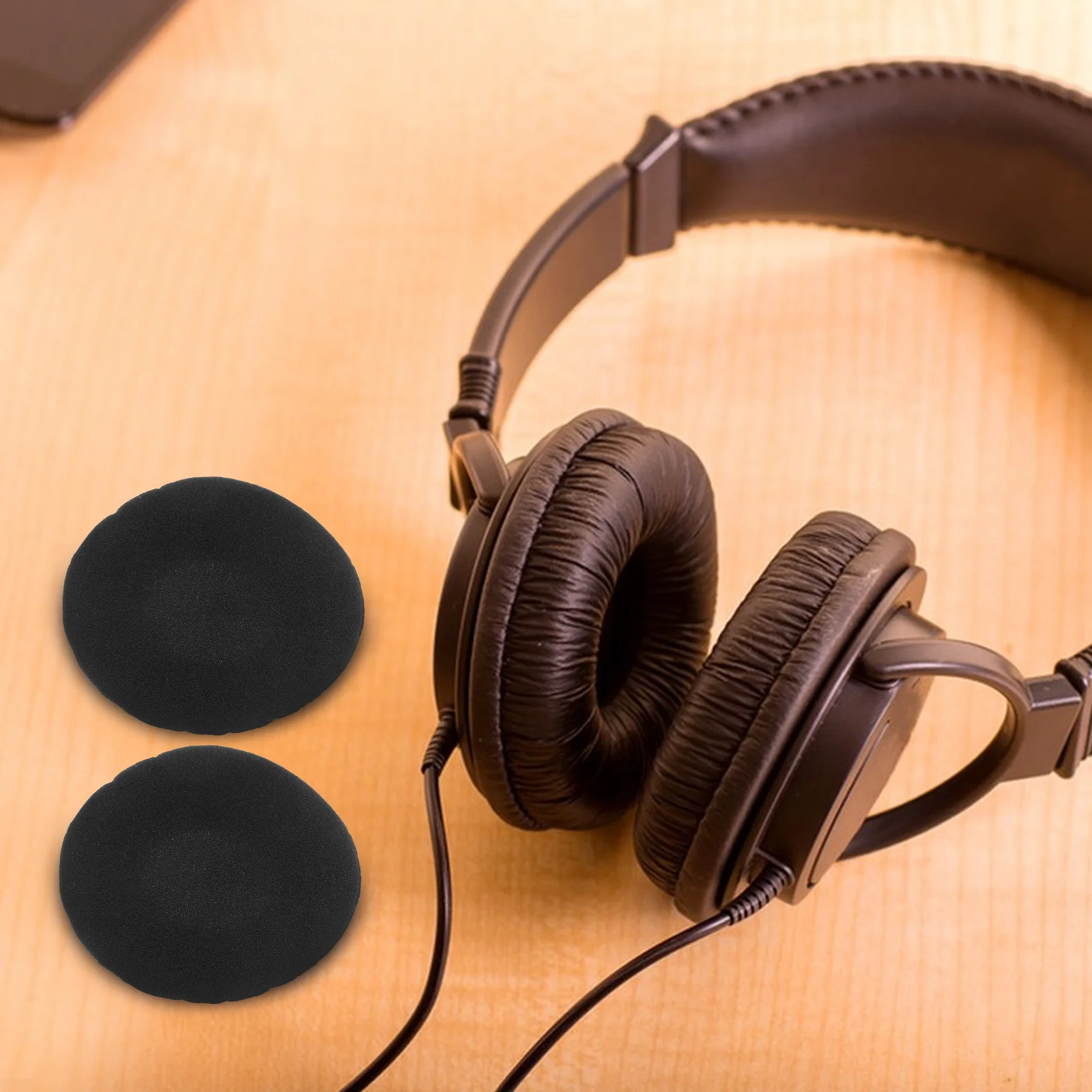 

80 pc Replacement Ear Cushions For Px100 Px131 Koss Headphones Black 45Mm Foam Earpads Comfortable Bass