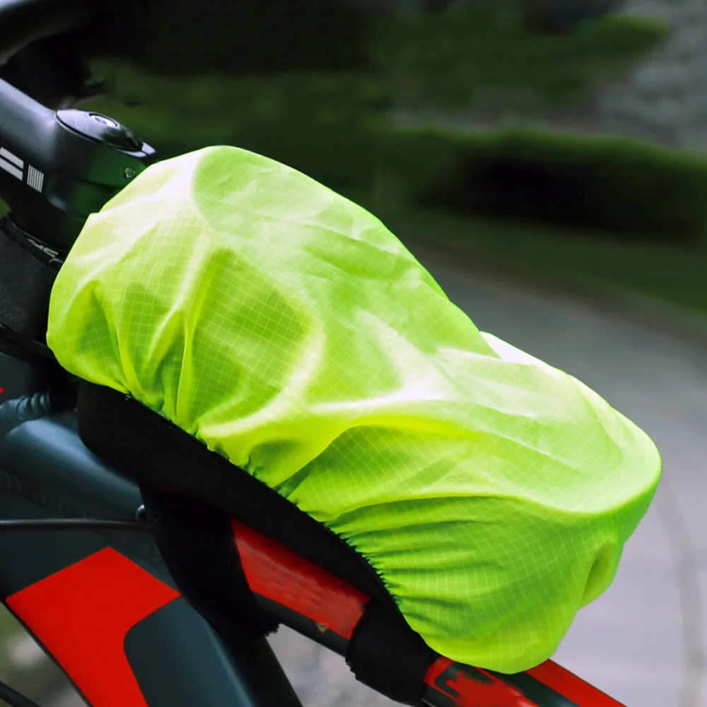 Rainproof Cover For Bike Cycling Bag Rain Cover Frame Bag Dustproof Waterproof Bike Rear Tail Bag Bicycle Bag Bike Accessories