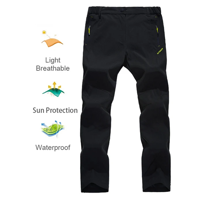 Outdoor Trekking Wanderjacke und Hose Damen Herbst Thermo Wasserdicht Winddicht Kapuzenjacken Trip Mountain Camping Sets – Detail 10