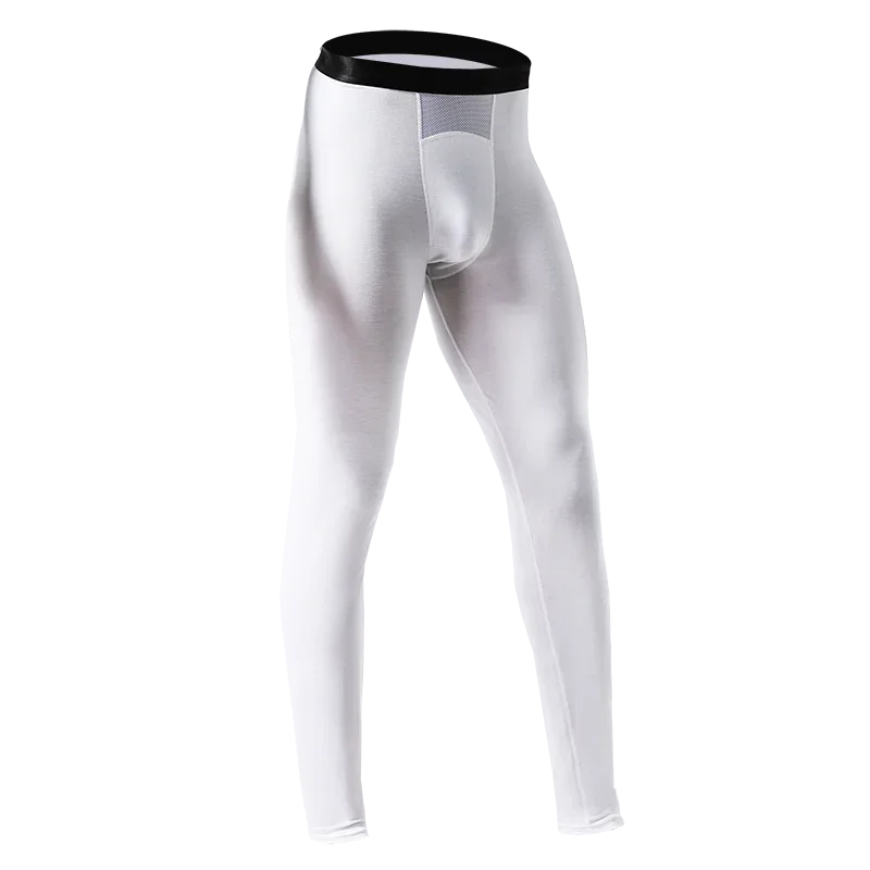 Lange Unterhosen für Herren, einzelne dünne Unterhose, enge Jugendlinienhose, Thermohose, Herbst-Winter, schmale Leggings, Baumwollhose