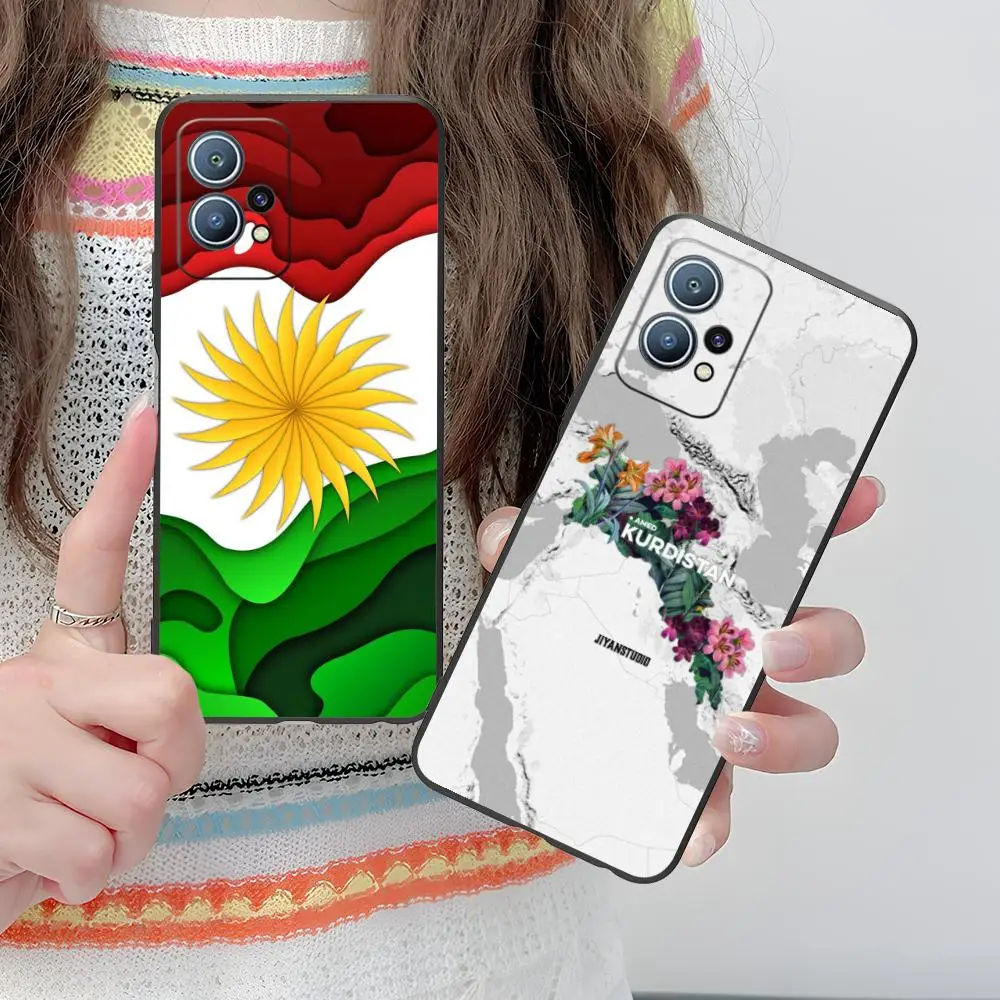 كردستان العلم المحمول قضية الهاتف الخليوي لهواوي P60 P50 P40 P30 P20 P10 P9 P8 برو لايت زائد اللون الطباعة غطاء غطاء جميل #3