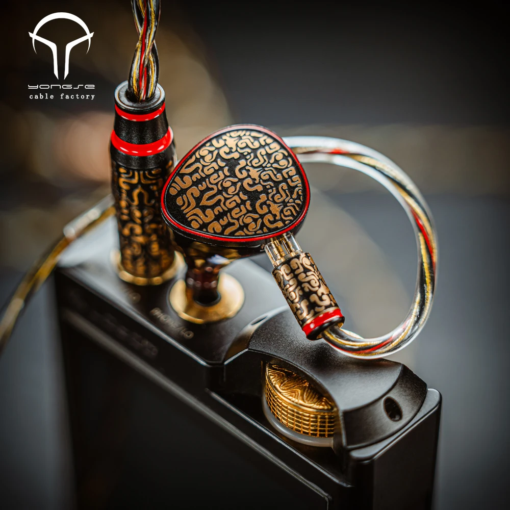 Yongse SunWuKong 2DD + 4BA 6-Unit Hybrid Technology Driver سماعات أذن سلكية HlFl داخل الأذن