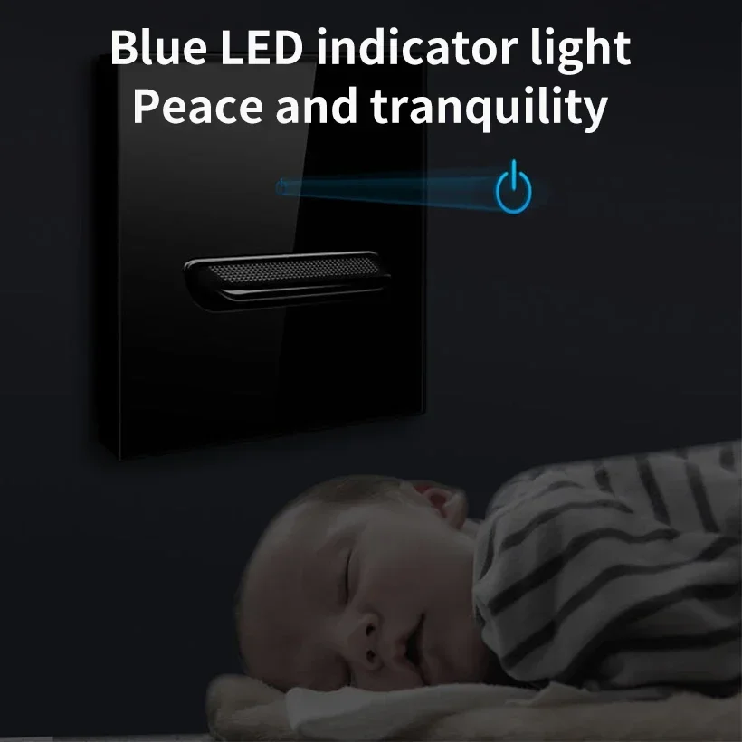 Gold Tempered Glass Wall Switch Panel Led European 16a Socket Retro Toggle Light Switch Eu Uk Standard 2usb Socket 1Gang-4gang
