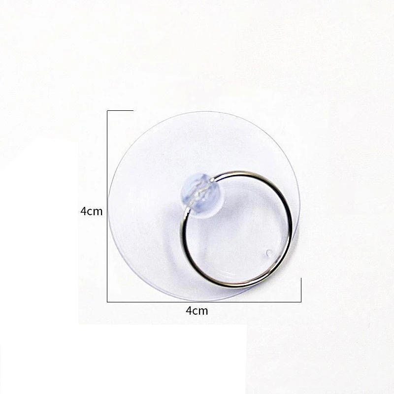 10pcs 4cm Strong Pull Ring Suction Cup Screen Suction Device Plastic Hook for Android Phone LCD Screen Disassembly Repair Tool