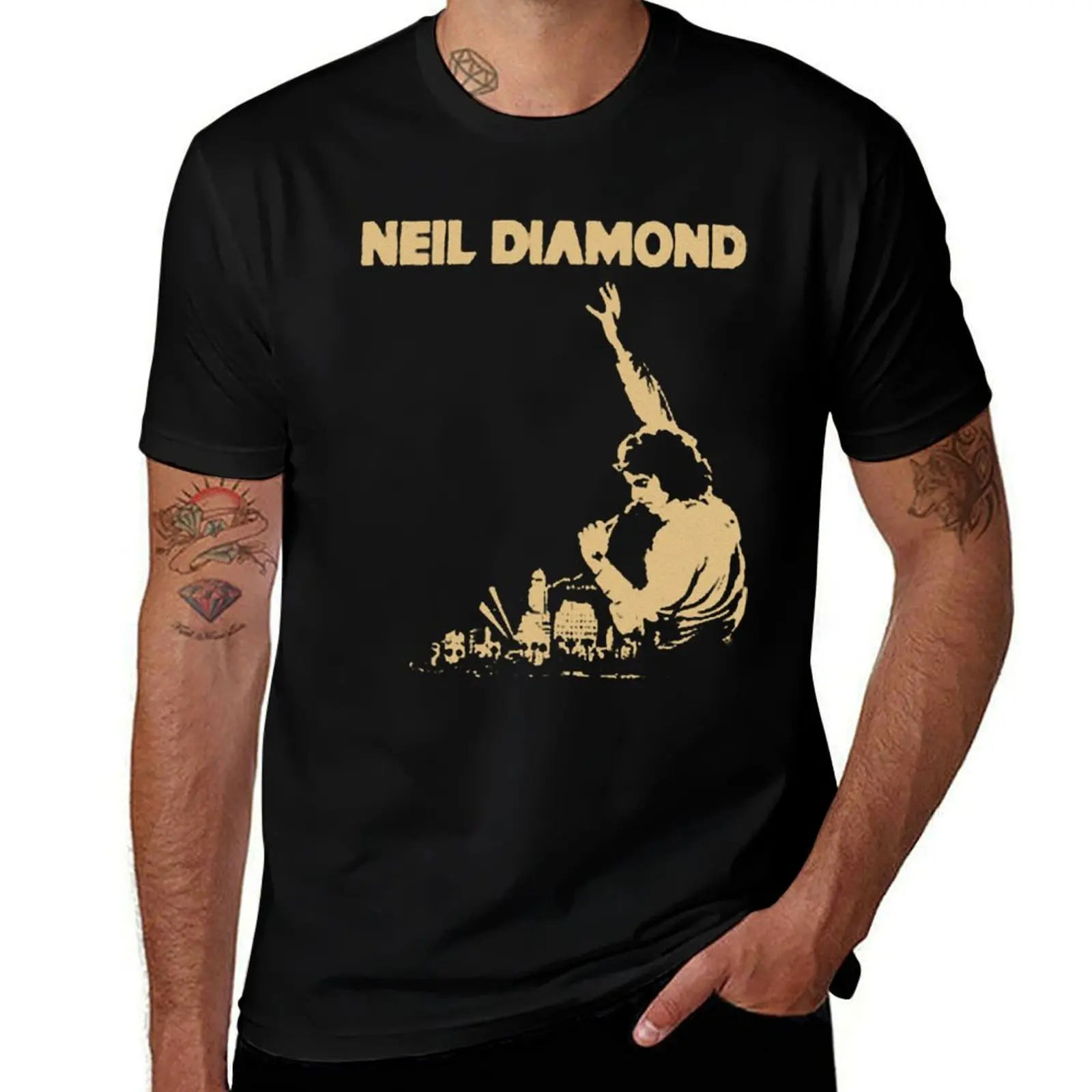 

Jazz Singer Golden Ink T-Shirt t shirt man luxury cotton t shirt pack