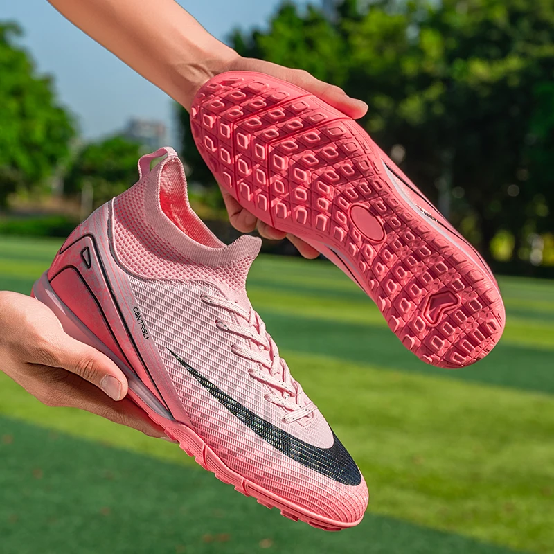 أحذية كرة القدم للرجال، تشنجات العشب الأصلية، أحذية كرة القدم خفيفة الوزن ومقاومة للانزلاق