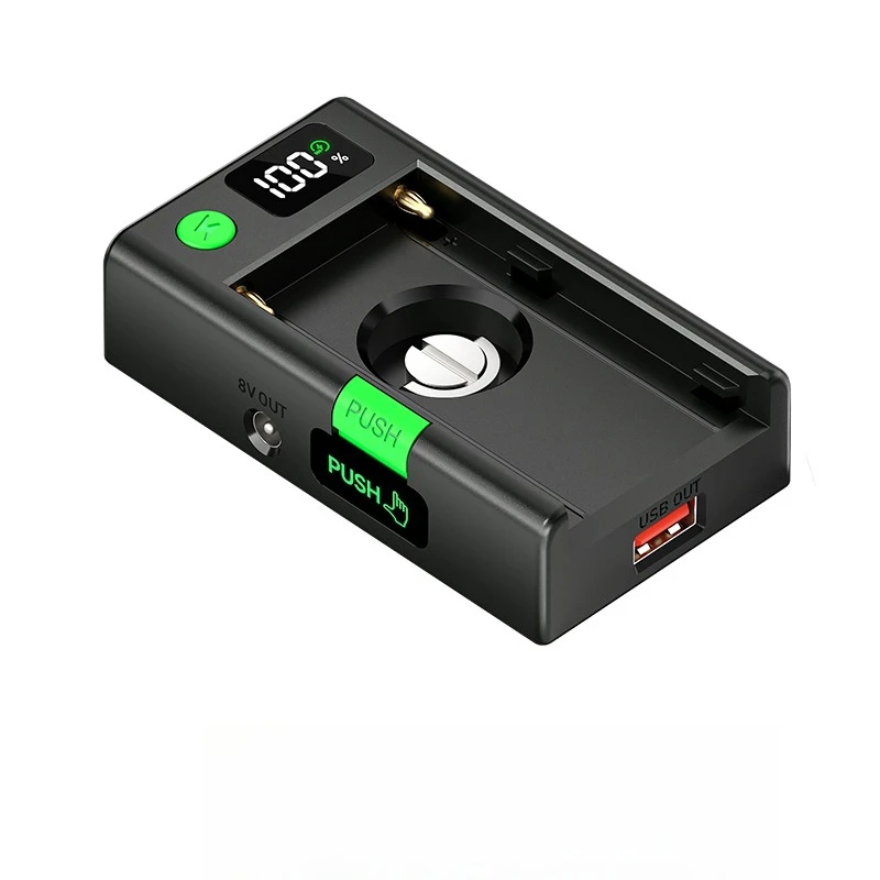 

For Sony NP-F980 F970 F960 F770 F750 F570 F550 NEW NP-F Battery Adapter Plate NP F Battery Charger with LCD Digital Display