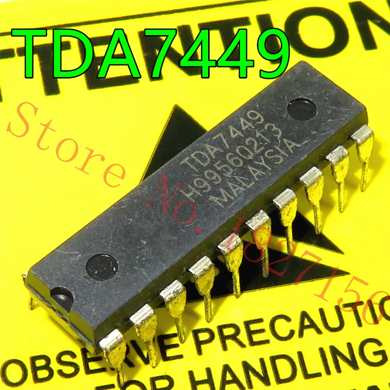 1PCS TDA7449 7449 DIP TONE CONTROL DIGITALLY CONTROLLED AUDIO PROCESSOR CNC audio processor