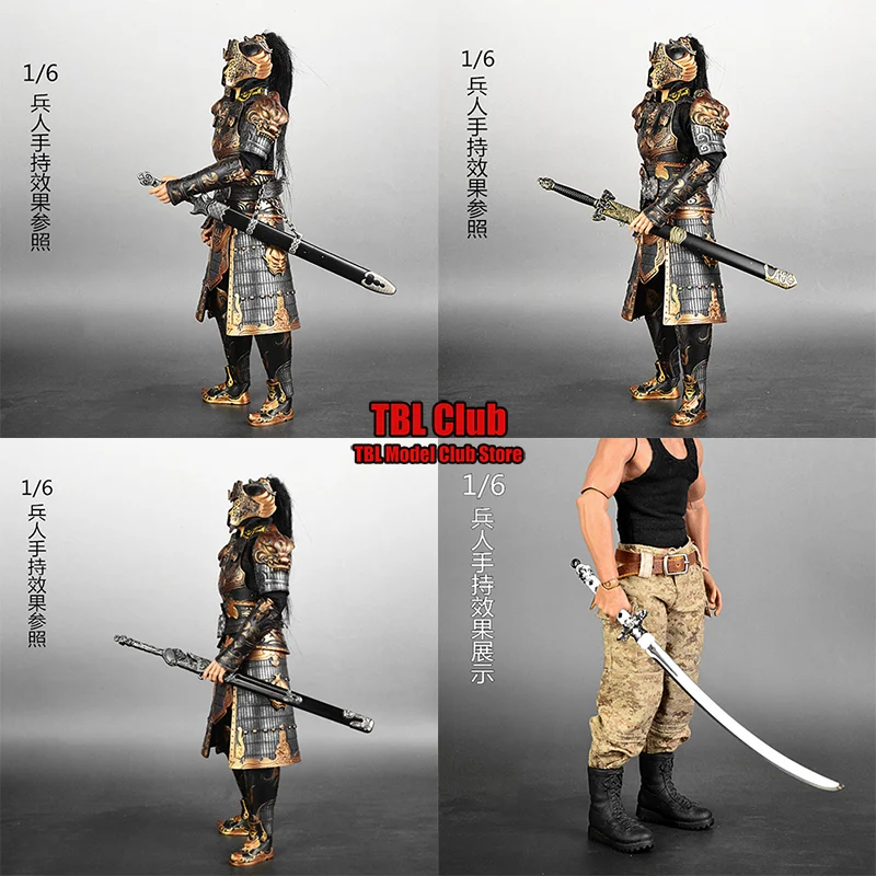 

1/6 Scale Male Mini Accessory Toys Ancient Chivalrous Expert Sword Saint Liu Bai For 12-inch Action Figure Soldier Scene Props