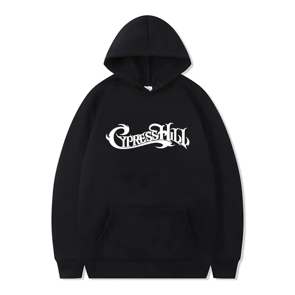 

Rapper Cypress Hill Logo Graphic Hoodie Men Women Fashion Hip Hop Oversized Pullover Hoodies Unisex Skeleton Print Streetwear