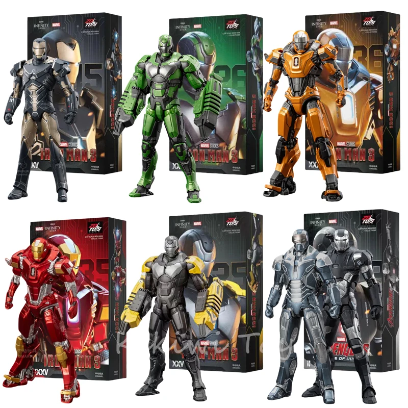 

ZD Toys Iron Man Anime Figure MK36 MK26 MK15 MK2 Action Figure Statue Figurine Model Collections Ornament Child Adult Toys Gifts