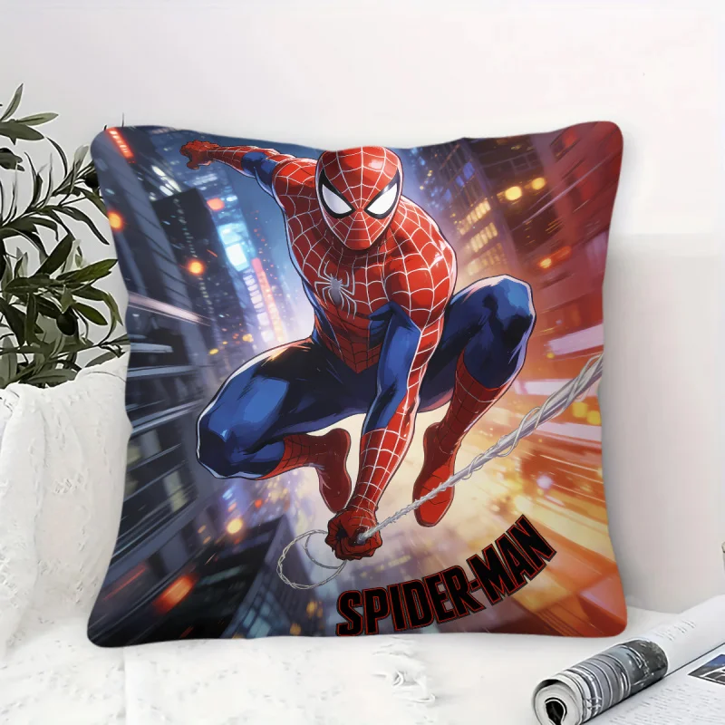 

Подушка Marvel Spider-Man – Модный декор для комнаты мальчика-фаната Marvel, комнаты для киберспорта – Подушка для дивана, кровати, для сна, в стиле City Swing