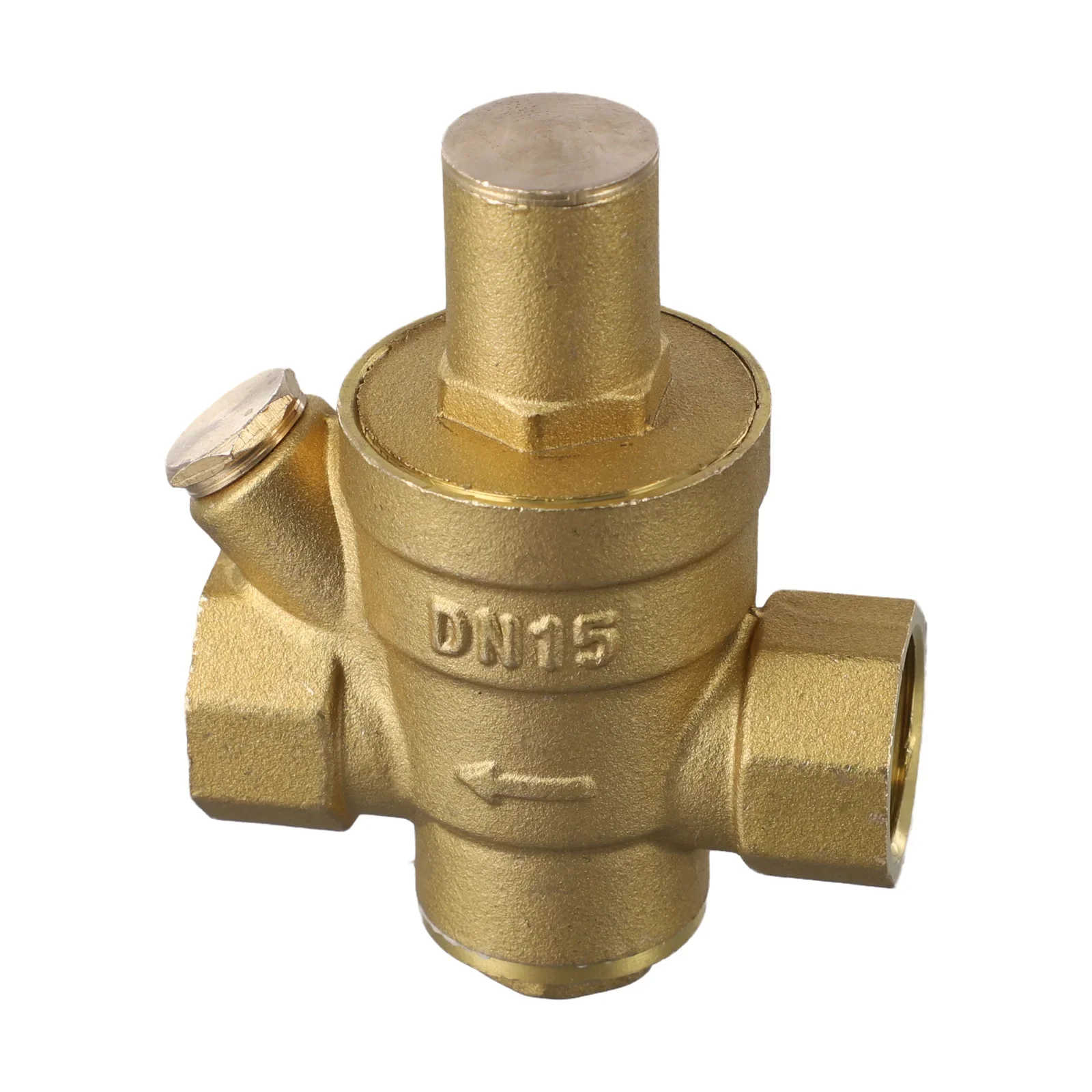 For Plumbing Systems Adjustable Relief Valve Brass Versatile For Water And Oil DN15 Size Long-lasting Performance