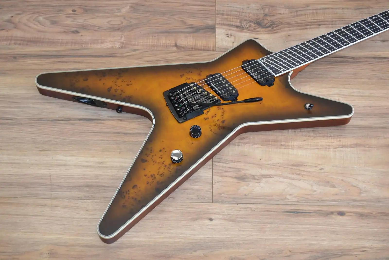 6 7 String Electric Guitar Ebony Fingerboard