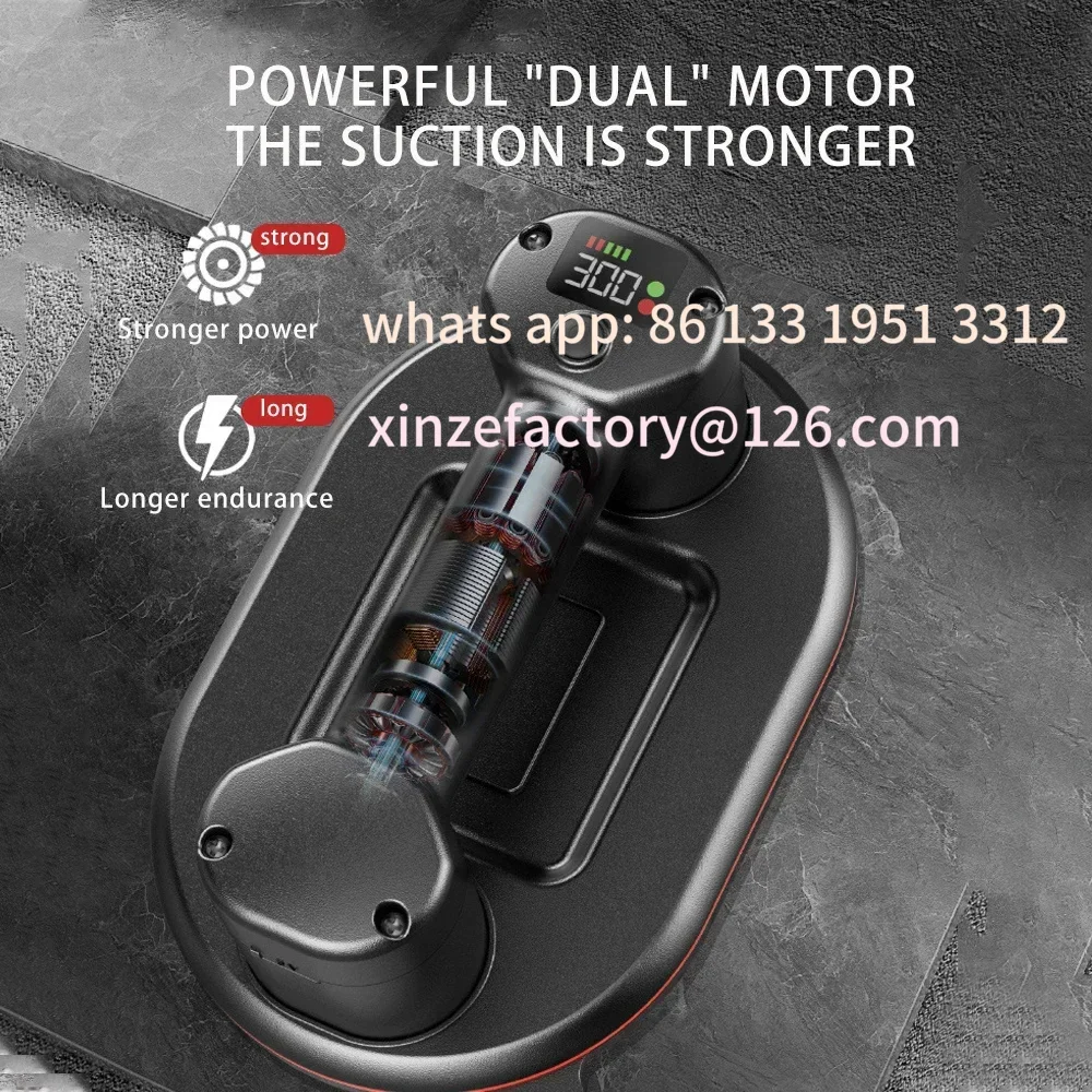 

Customizable Intelligent Industrial-Grade Electric Vacuum Suction Cup Load Capacity Heavy Duty Lifter for Granite Tile Glass