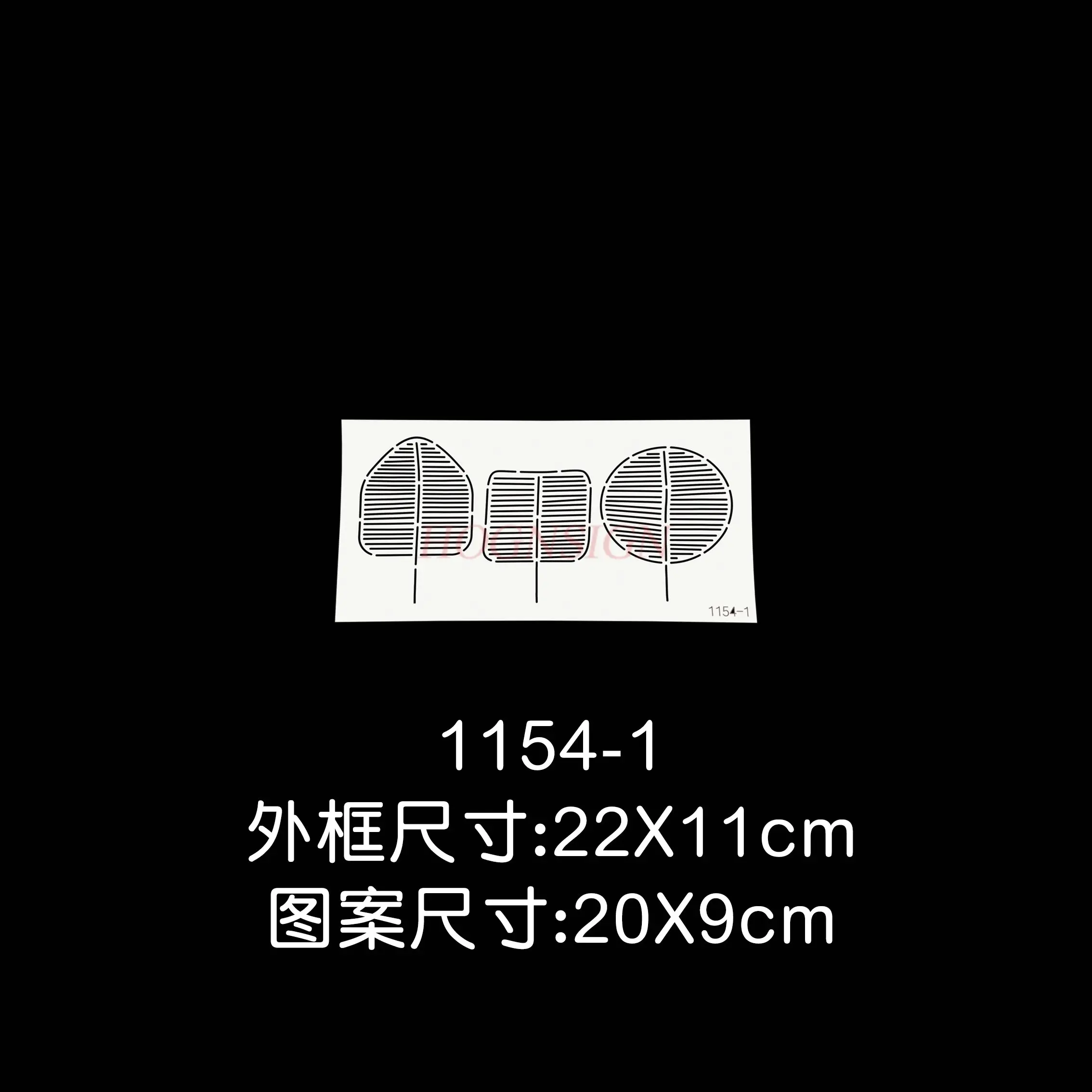 1pcs Stitch embroidery template fan-shaped geometric pattern handmade fabric mapping tool tea mat tea mat