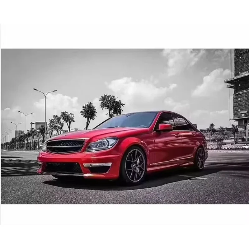 Advanced Styling Old To New C63 Bodykit Complete Body Kit C-Class W204 Pre 2008-2010
