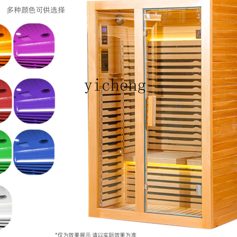 XL package installation family Mysler double far infrared light wave steam room