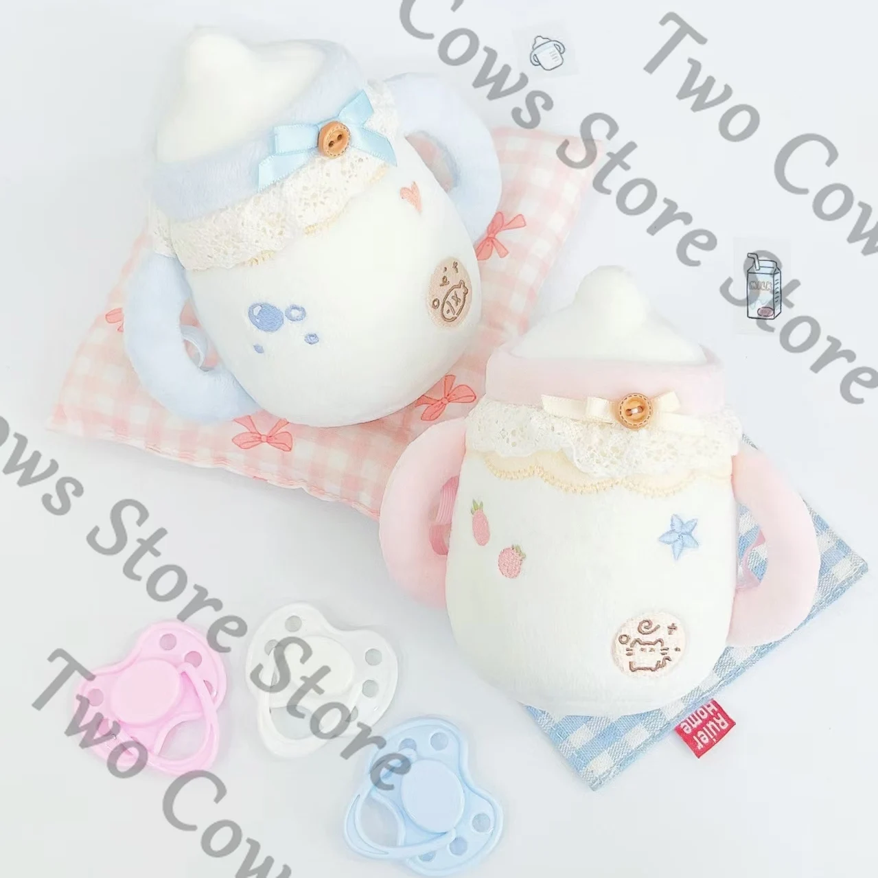 

Набор бутылок для молока и соски 40 см для хлопковых кукол — милые аксессуары (цвет соски отправляется случайным образом)